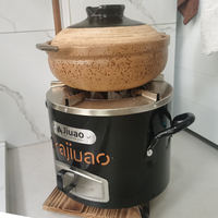 Petit Réchaud Multifonctionnel Léger à Moteur en Acier Inoxydable pour Bois Charbon de Bois Utilisation Extérieure Intérieure