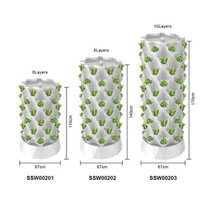 Petit jardin de tour hydroponique vertical pratique pour l'agriculture maraîchère et fruitière d'intérieur Produit de serres agricoles - Product Image 6