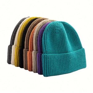 Gorro de Punto Acrílico Personalizado, Tendencia Coreana, Invierno, Cálido, Protección para los Oídos, Personalizable, Unisex - Product Image 5