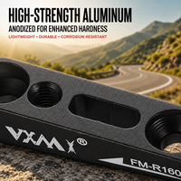 Adaptador de Freno de Disco para Bicicleta VXM, Aleación de Aluminio de Alta Precisión con Acabado Anodizado, Repuestos Delanteros y Traseros