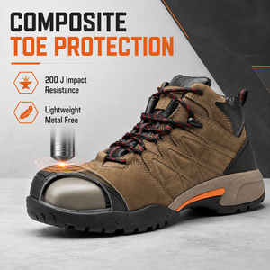 Bottes de travail de sécurité imperméables <span class=keywords><strong>EN</strong></span> ISO 20345 S7S avec embout composite, résistantes aux perforations, antidérapantes et résistantes à l'huile - Product Image 4