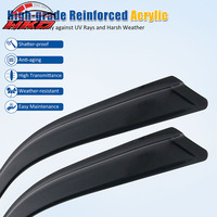 Visera de Ventana Acrílica para Dodge Ram 1500/10-25 2500 3500 Cabina Estándar 09-18
