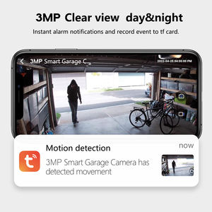 สวิตช์ไวไฟอัจฉริยะที่เปิดประตูโรงรถกล้อง3MP ตรวจจับการเคลื่อนไหวในเวลากลางคืนด้วยแอป Google Home Tuya - Product Image 4
