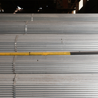Tuyau galvanisé de cheminée de mur épais d'usine professionnelle
