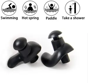 Tapones para los Oídos <span class=keywords><strong>de</strong></span> Silicona Ultra Cómodos EP024, Tapones Impermeables para Natación para Prevenir Oídos <span class=keywords><strong>de</strong></span> <span class=keywords><strong>Nadador</strong></span> - Product Image 2