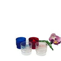 Kerzen becher für Kerzen herstellung Plastik Tee licht becher Weihnachts kerzen gefäße