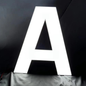 Nhà Máy Outlet không thấm nước Laser Cut <span class=keywords><strong>LED</strong></span> Acrylic Epoxy vật liệu nhựa Bảng chữ cái kênh thư ký 3D thư signage - Product Image 3