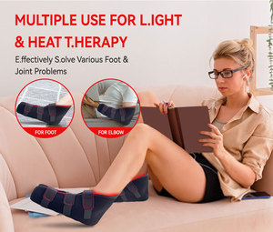 Pantuflas Portátiles de Terapia de Luz Roja 660nm 850nm Ajustables para Alivio del Dolor de Pies - Product Image 4