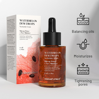 Gouttes lumineuses de pastèque 5% Niacinamide pour peau de verre instantanée Pastèque pour l'hydratation Minimiser les pores