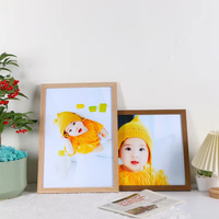 Bingkai Foto Kayu Hitam Murah Grosir untuk Poster Gambar dalam Ukuran A1-A16 24x36 24x24 20x20 18x16 Bingkai Foto Kayu