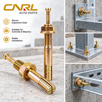 Boulons d'expansion à percussion RuiLi en acier au carbone de grade 4.8, zingués jaune, M6-M20, fixations, vente en gros, fournisseur OEM