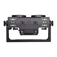 Luz LED RGBW 5 en 1 de Dos Ojos para Audiencia, Pantalla a Color de 1.77'', DMX RDM Multicanal, Luz Cegadora para Escenario, Estudio, Teatro, Conciertos
