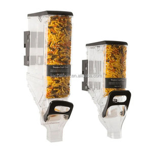 Wholesale Food Store Nuts Container Dry Fruit Display Commercial Food Dispenser Clear Acrylic Bulk Gravity Feed Bins