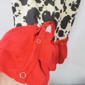 Ropa <span class=keywords><strong>de</strong></span> bebé recién <span class=keywords><strong>nacido</strong></span> <span class=keywords><strong>de</strong></span> una pieza con logo personalizado, <span class=keywords><strong>de</strong></span> 0 a 3 meses, venta al por mayor, para bebés, niños y niñas, pelele con volantes y estampado <span class=keywords><strong>de</strong></span> vaca - Product Image 5