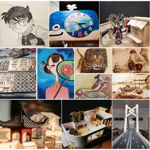 Madera de tilo cortada con láser, 1mm, 1,5mm, 3mm, venta al por mayor - Product Image 6