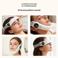 Appareil de lifting facial en forme de V pour usage domestique, masseur pour le cou et le visage, instrument de soin du visage personnel, appareil de sculpture du contour du visage