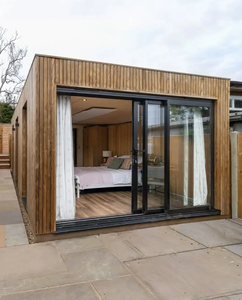 Maisons conteneurs préfabriquées mobiles en verre pour bureaux et résidences extérieures avec <span class=keywords><strong>garage</strong></span> - Product Image 3