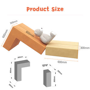 अनुकूलित बच्चे सोफे पहेली तह बिल्डिंग ब्लॉक बच्चों को बैठने के लिए कन्वर्टिबल फोम सोफे के बच्चों को बैठने के लिए परिवर्तनीय फोम सोफे - Product Image 6