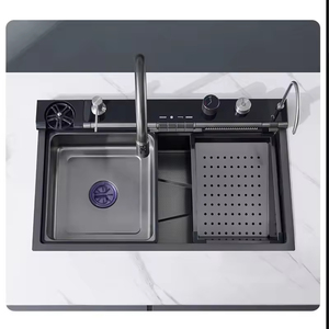 ชามเดี่ยวสำหรับห้องครัวทำด้วยมือจากก๊อกน้ำสแตนเลสแบบ304รวมด้วยคุณสมบัติหลุมเดียว - Product Image 2