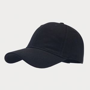 Gorras de Béisbol Personalizadas al por Mayor en Stock con MOQ Bajo, Gorras Dad de 6 Paneles sin Estructura en Color Sólido con Relieve, Logotipo Personalizado y Hebilla Metálica - Product Image 3