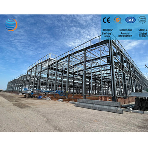 Popolare Fabbrica Prefabbricata in Acciaio Moderna, Progettazione di Edifici in Struttura d'Acciaio, Magazzini in Acciaio, Officine con Struttura in Acciaio - Product Image 2