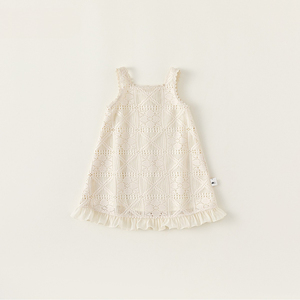 Abito estivo per bambini in stile Mori nuova gonna per bambine abito in pizzo abito scavato - Product Image 1