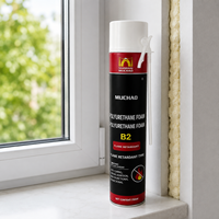 Mousse polyuréthane ignifuge A22 750ml, mousse PU ignifuge B2 en spray pour les projets de protection incendie des bureaux et des résidences