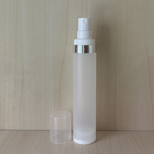 Flacon pulvérisateur miniature de voyage en plastique blanc givré de 100 ml, sans air, à brume fine, pour parfum, <span class=keywords><strong>tonique</strong></span>, spray capillaire, hydratant pour le visage - Product Image 2