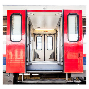 Buena confiabilidad, piezas y accesorios para trenes, vehículos ferroviarios urbanos, puerta de enchufe de traste externo de doble bisagra - Product Image 2