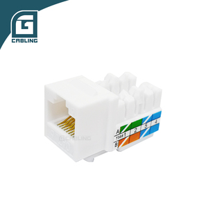Gcabling csrd esrs nhựa Gói Miễn Phí Ethernet mạng UTP không được che chở <span class=keywords><strong>RJ</strong></span> <span class=keywords><strong>45</strong></span> Modular ổ cắm mèo 6 Cat6 cat6A RJ45 Keystone jack - Product Image 6