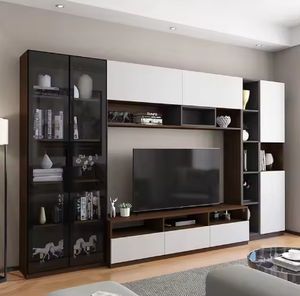 Factory Cheap Wooden <b>Wall</b> Tv <b>Cabinet</b> Furniture Designs Modern Home Living Room Solid Wood Stand Tv <b>Cabinets</b> - Product Image 1