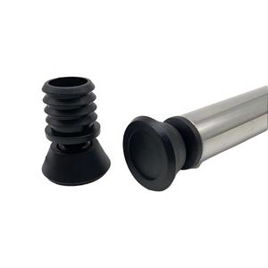 Pied de nivellement pour meubles, vente en gros usine, insert de tube pivotant en plastique, support antidérapant pour chaise et tube rond - Product Image 1