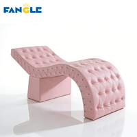 Nouveau Lit de Massage pour Cils en Flanelle Blanche, Table de Beauté, Mobilier de Salon, Lit Facial Réglable et Inclinable pour Sourcils et Cils