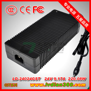 อะแดปเตอร์แปลงไฟ 24V 10A 180W 240W แบบตั้งโต๊ะ ได้รับการรับรองมาตรฐาน 3C จ่ายไฟแบบช่องเดียว ระบายความร้อนด้วยอากาศ - Product Image 3
