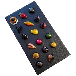 Ferramentas para Decoração de Bolos, Moldes de Chocolate em Policarbonato, Forma Semi Esférica 3D para Barras de Chocolate, Bandeja de Fornecedores de Bolos Plásticos - Product Image 2