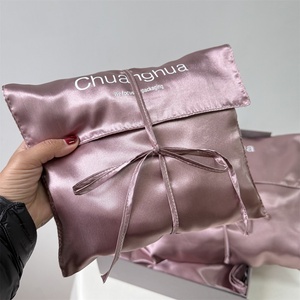 BSCI Wholesale Custom Logo High Quality Silk <strong>Satin</strong> Dust Bags for Handbags <strong>Satin</strong> Envelope Bag Oem - Product Image 6