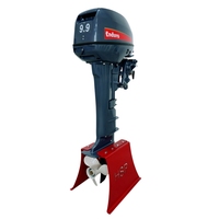 Bateau pneumatique portable avec moteur 2 temps de 9,9 CV, pour les trajets aquatiques de courte durée, accessoires complets et échantillons disponibles
