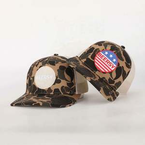 Gorra Trucker de Malla con Visera Precurvada de 6 Paneles, Estilo Clásico, Camuflaje Duck, con Logo Personalizado de Gancho y Bucle, Certificación BSCI, OEM, Estilo Urbano y Empresarial - Product Image 2