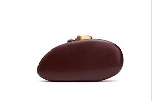 SH0246PU Bolso de Noche Tipo Clutch para Mujer, de un Solo Hombro, con Cadena de Conchas y Cristales, Forro de Poliéster - Ideal para Fiestas - Product Image 2