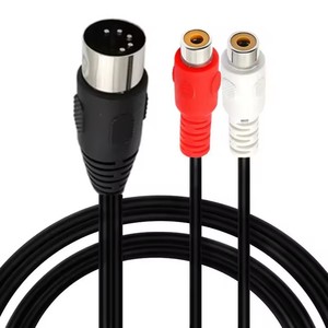 สายเคเบิล 5 พิน ดิน ต่อ 2 RCA ชาย-หญิง สายสัญญาณเสียงมืออาชีพ 5 พิน Midi ต่อ RCA สำหรับ <span class=keywords><strong>Bang</strong></span> & <span class=keywords><strong>Olufsen</strong></span>, Naim, Quad, ระบบสเตอริโอ - Product Image 3