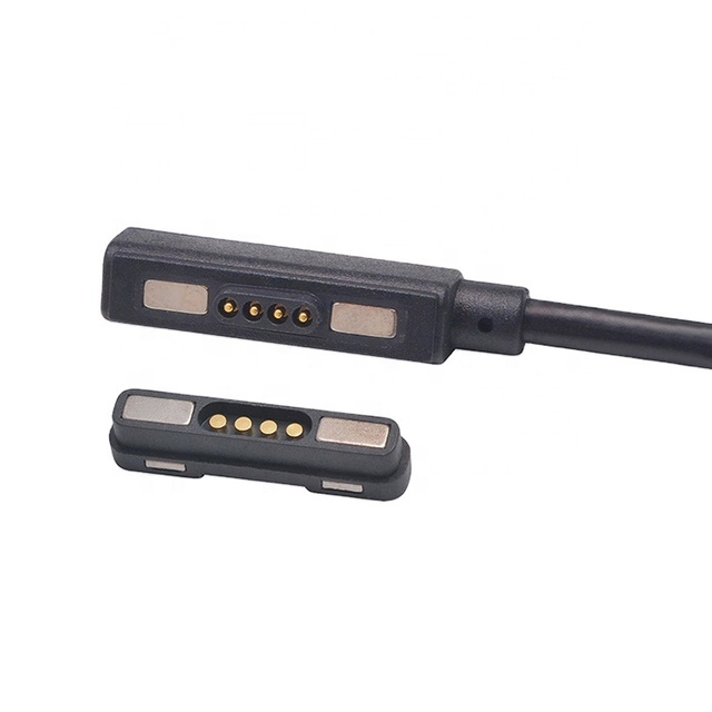 Customized Length USB Charging Cable Latest Technology 4 Pin Connector Magnetic USB Charging Cable