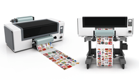 Pabrik langsung menjual A3 A4 Inkjet UV Printer untuk UV Dtf Flatbed Printer casing ponsel bola logam UV Dtf stiker Printer