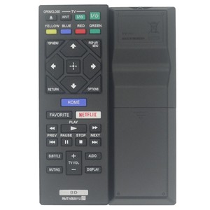 Télécommande Crystal Pearl Tianhong RMT-VB100U pour lecteur DVD Blu-ray Sony, remplacement avec bouton Netflix - Product Image 2
