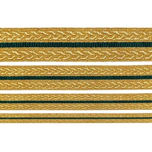 Gold Ceremonial Bullion Wire Lace <b>Braid</b> Ceremonial Gold <b>Braid</b> - Product Image 1