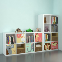 Haute qualité dessin animé maison organisateur pliable boîte de rangement enfants toile tissu