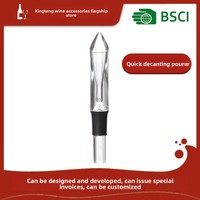 Décanteur aérateur rapide pour vin, verseur en acrylique de haute qualité, distributeur de vin à insérer directement dans la bouteille, design minimaliste, ustensiles à vin