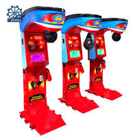 Nouveau sac de jeu d'arcade de vente d'entraînement électronique à jetons Kickboxer poinçonnage Machine de boxe en métal pour centre de divertissement