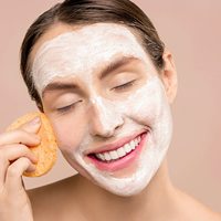 Cellulose naturelle Spa Salon Visage Esthéticiennes Nettoyage Massage bain Démaquillant compr Pad Exfoliant éponge faciale