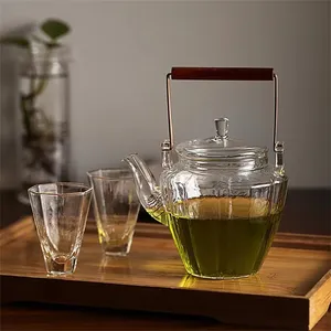 Japanese style high temperature resistant teapot household tea set fruit tea