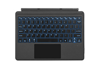 Clavier Microsoft Surface Go avec pavé tactile pour Go 2 3 4 10,5 pouces, sans fil, rétroéclairage RVB 7 couleurs, clavier fin pour tablette Windows
